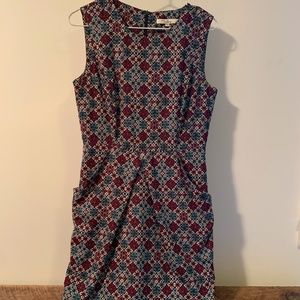 Patterned Tailored Dress